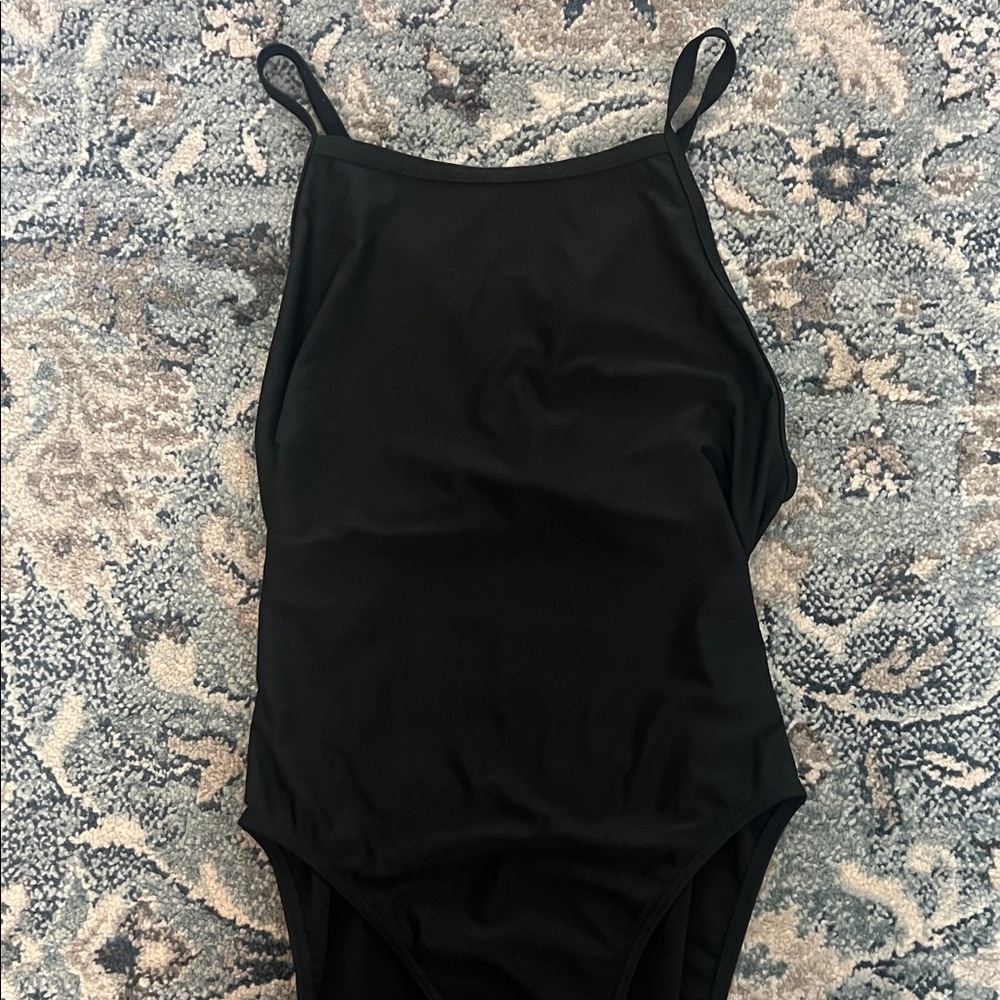 Black One-Piece Swimsuit
